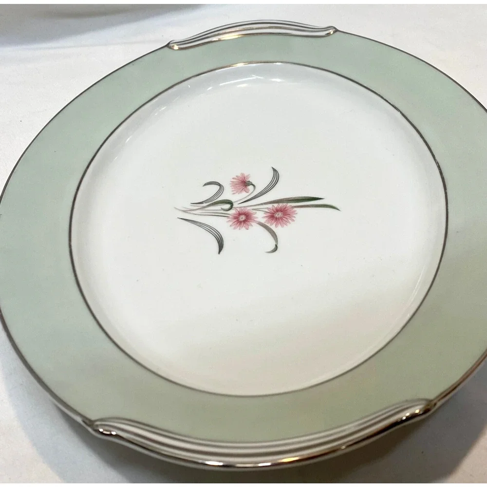 Noritake Porcelain China Regina w/Platinum Large Platter 13.5
